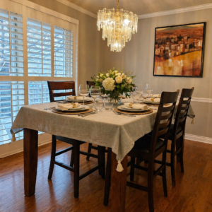 royal blue tablecloth for 5 ft rectangle table